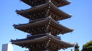 威圧感がある五重塔