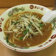 食べごたえのあるラーメンと餃子に満足