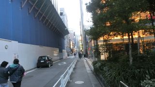 銀座の入口。