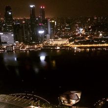 シンガポールの夜景を一望！
