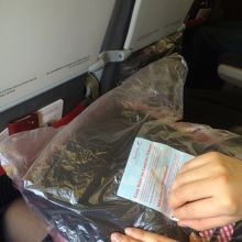 ピローとブランケット。