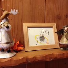 さり気なく置かれている小物。