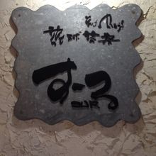 喫茶店の看板みたい。