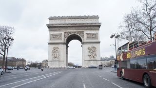 凱旋門展望台からの眺望