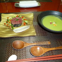 部屋での夕食の一品