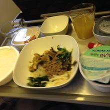 大韓航空と言えばビビンバ