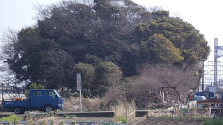 JR線のすぐ脇にあります