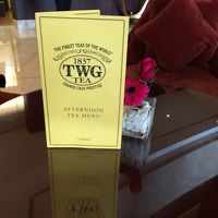 ロビーにはTWGのメニュー。