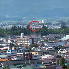 ○印　が鶴ヶ城