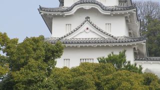 海が見える城跡