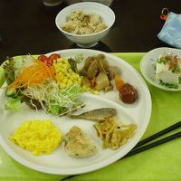 朝食は満足できました。