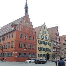 ワインマルクトの切妻のある華麗な家