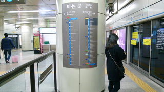 地下鉄３路線が交差しています！