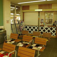 駅の内部です。