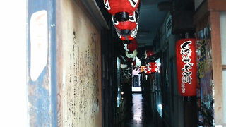 狭い中に見どころ盛りだくさんの道頓堀近くの路地
