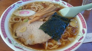 昔ながらのラーメンが食べられます。