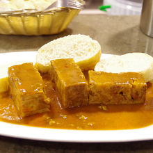 挽肉入りトルティージャ