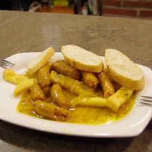 自家製ソーセージの煮込み