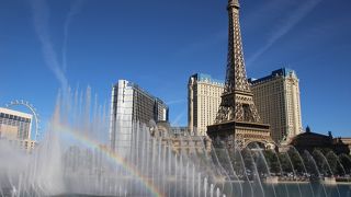 無料の噴水ショー