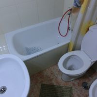 共用バスルーム。清潔感はあるかな。