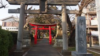 住宅街の中にありました