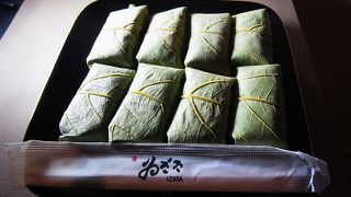 柿の葉寿司の中でも一番のお奨め。お米屋さんのお寿司