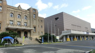 鹿児島市中央公民館辺りの広場に西郷さんの愛犬がいました。