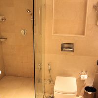 シャワーブースと洗面所