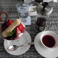 スイーツとお茶のセット