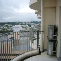 マンションのようなベランダ