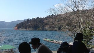 ２階のティールームは眺めが最高