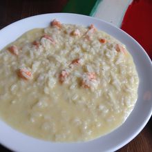 海老とチーズのリゾット