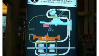 時間余裕で循環バスを利用します