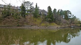 興福寺と奈良ホテルの間に位置しています。