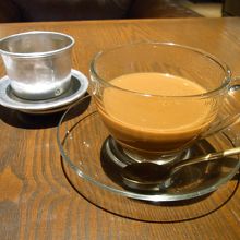 ベトナムコーヒーの出来上がり