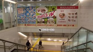 主に食べ物の店が揃っています