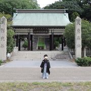 厳粛な雰囲気の神社です。