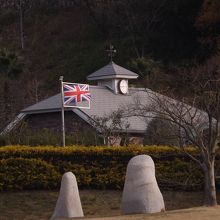 深山イギリス庭園を撮影