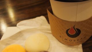 人気の餅アイスも食べられる