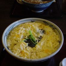 ソバが見えない｢卵とじソバ｣