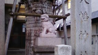 都会の真ん中に。