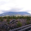 火山灰がすごい