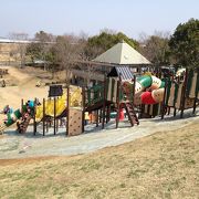 新しい大型遊具が完成！龍ケ岡公園