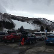 スキーヤーオンリーの広いスキー場