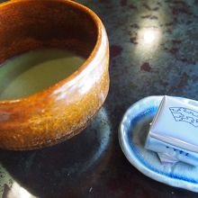 お抹茶とおかし