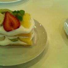 デザートとコーヒー