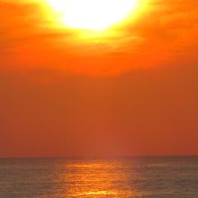 夕日もキレイに