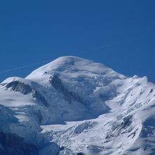 モンブランで撮影