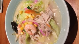 ラーメン屋少ないので貴重なちゃんぽん