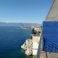 バルコニーからは旧市街が一望できる。